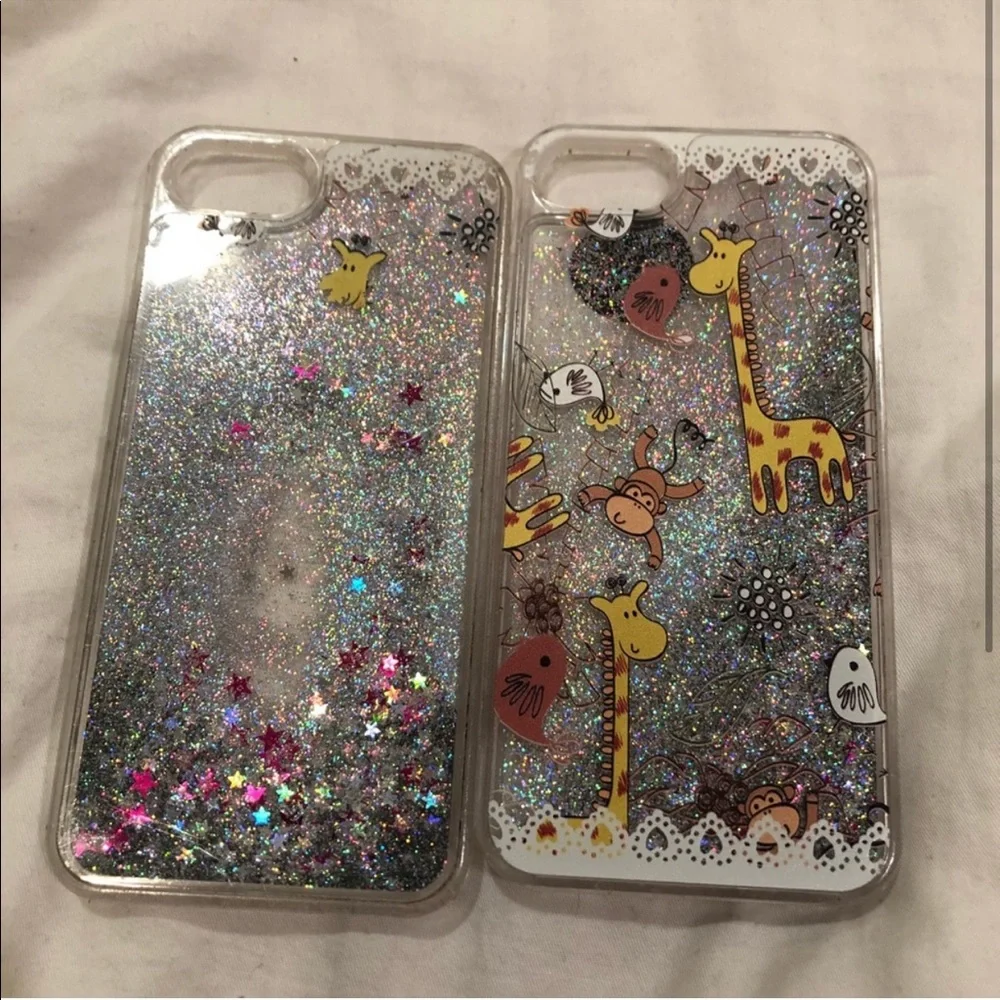 💙 iPhone 6 and 7 Cases w/ Glitter